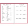 Foto ilustrativa Agenda Executiva Costurada Diária 13,4 x 19,2 cm Napoli Cores 2027