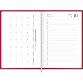 Foto ilustrativa Agenda Executiva Costurada Diária 13,4 x 19,2 cm Napoli Cores 2027
