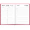 Foto ilustrativa Agenda Executiva Costurada Diária 13,4 x 19,2 cm Napoli Cores 2027