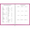 Foto ilustrativa Agenda Executiva Costurada Diária 13,4 x 19,2 cm Napoli Feminina 2027