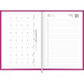 Foto ilustrativa Agenda Executiva Costurada Diária 13,4 x 19,2 cm Napoli Feminina 2027