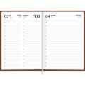 Foto ilustrativa Agenda Executiva Costurada Diária 13,4 x 19,2 cm Torino Cores 2027