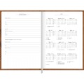 Foto ilustrativa Agenda Executiva Costurada Diária 14,5 x 20,5 cm Prátika Cores 2026