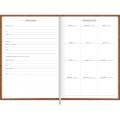 Foto ilustrativa Agenda Executiva Costurada Diária 14,5 x 20,5 cm Prátika Permanente
