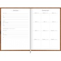 Foto ilustrativa Agenda Executiva Costurada Diária 14,5 x 20,5 cm Prátika Permanente