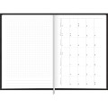 Foto ilustrativa Agenda Executiva Costurada Diária 14,5 x 20,5 cm Prátika Preta 2026