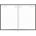 Foto ilustrativa Agenda Executiva Costurada Diária 14,5 x 20,5 cm Prátika Preta 2026