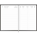 Foto ilustrativa Agenda Executiva Costurada Diária 14,5 x 20,5 cm Prátika Preta 2026