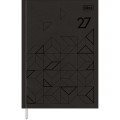 Foto ilustrativa Agenda Executiva Costurada Diária 14,5 x 20,5 cm Prátika Preta 2026