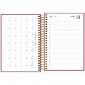 Foto ilustrativa Agenda Executiva Espiral Diária 12,9 x 18,7 cm Napoli Cores 2027
