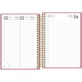 Foto ilustrativa Agenda Executiva Espiral Diária 12,9 x 18,7 cm Napoli Cores 2027
