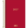 Foto ilustrativa Agenda Executiva Espiral Diária 12,9 x 18,7 cm Napoli Cores 2027