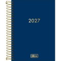 Foto ilustrativa Agenda Executiva Espiral Diária 12,9 x 18,7 cm Napoli Cores 2027