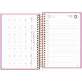 Foto ilustrativa Agenda Executiva Espiral Diária 12,9 x 18,7 cm Napoli Feminina 2027