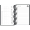 Foto ilustrativa Agenda Executiva Espiral Diária 12,9 x 18,7 cm Napoli Permanente