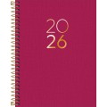 Foto ilustrativa Agenda Executiva Espiral Diária 17,7 x 24 cm Lume 2026