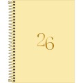 Foto ilustrativa Agenda Executiva Espiral Diária 17,7 x 24 cm Vanilla 2026