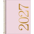 Foto ilustrativa Agenda Executiva Espiral Diária 17,7 x 24 cm Vanilla 2027
