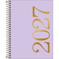 Foto ilustrativa Agenda Executiva Espiral Diária 17,7 x 24 cm Vanilla 2027