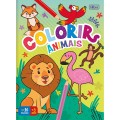 Foto ilustrativa Álbum Colorir Animais Aprender, Brincar e Colorir 8 Folhas