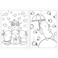 Foto ilustrativa Album Colorir Capyclub 8 Folhas