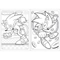 Foto ilustrativa Álbum Colorir Sonic 8 Folhas