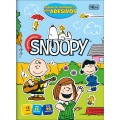 Foto ilustrativa Álbum de Atividades com Adesivos Cenário Mágico Snoopy