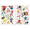 Foto ilustrativa Álbum de Atividades com Adesivos Cenário Mágico Sonic
