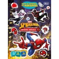 Foto ilustrativa Álbum de Atividades com Adesivos Cenário Mágico Spider-Man 8 Folhas
