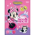Foto ilustrativa Álbum de Atividades Vestir & Brincar Minnie 8 Folhas
