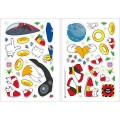 Foto ilustrativa Álbum de Atividades Vestir & Brincar Sonic 8 Folhas