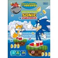 Foto ilustrativa Álbum de Atividades Vestir & Brincar Sonic 8 Folhas