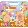 Foto ilustrativa Álbum para Colorir Maleta Capyclub 8 Folhas
