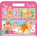 Foto ilustrativa Álbum para Colorir Maleta Capyclub 8 Folhas