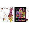Foto ilustrativa Álbum para Colorir Maleta Dos Rosa 8 Folhas