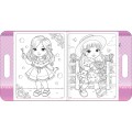 Foto ilustrativa Álbum para Colorir Maleta Jolie 8 Folhas