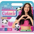Foto ilustrativa Álbum para Colorir Maleta Luluca 8 Folhas