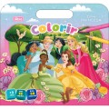 Foto ilustrativa Álbum para Colorir Maleta Princesas 8 Folhas