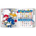Foto ilustrativa Álbum para Colorir Maleta Sonic 8 Folhas	