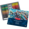 Foto ilustrativa Bloco Inktense Aquarelável 24 Cores Estojo Lata