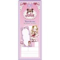 Foto ilustrativa Bloco Tilembrete G Jolie 82x209mm 50 Folhas