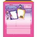 Foto ilustrativa Bloco Tilembrete Guerreiras do KPop 80X91mm 100 Folhas