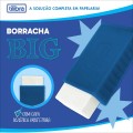 Foto ilustrativa Borracha Branca Big com Capa Plástica