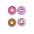 Foto ilustrativa Borracha Lancheira Donuts - Pote com 4 unidades