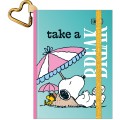 Foto ilustrativa Caderneta Costurada Capa Dura Tilicharm Snoopy 144 Folhas