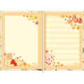 Foto ilustrativa Caderneta Costurada Petit Pooh 96 Folhas