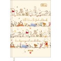 Foto ilustrativa Caderneta Costurada Petit Pooh 96 Folhas