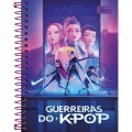 Foto ilustrativa Caderneta Espiral Capa Dura 1/8 Guerreiras do K-Pop 80 Folhas