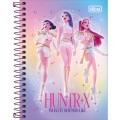 Foto ilustrativa Caderneta Espiral Capa Dura 1/8 Guerreiras do KPop 80 Folhas