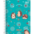 Foto ilustrativa Caderneta Espiral Capa Dura 1/8 Holly 80 Folhas